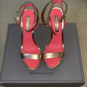 BCBG Rose Gold Sandal - Ma-finite